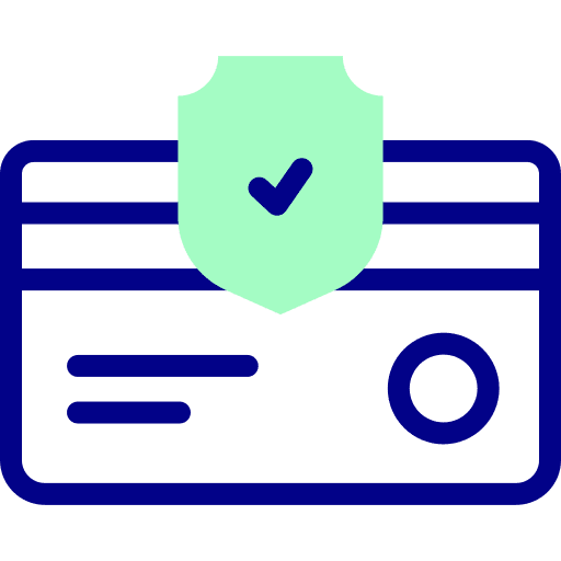 Credit card credit card security protection icon Credit card credit card security protection icon