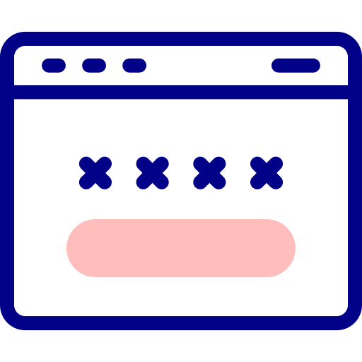 Window protection locked security icon Window protection locked security icon