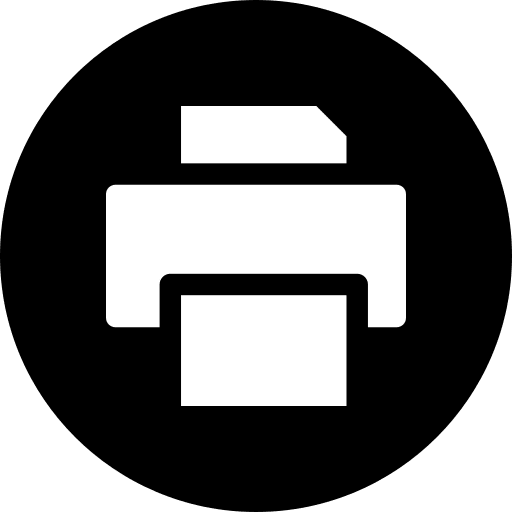 Fax print telephone phone icon