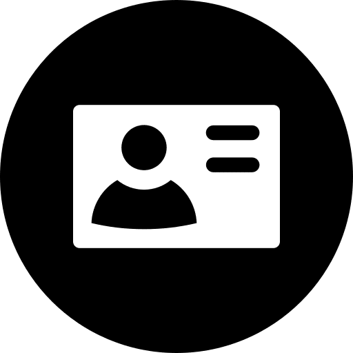 Id card id card business business card icon