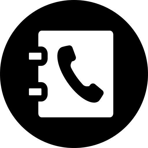 Phone book notepad agenda telephone book icon