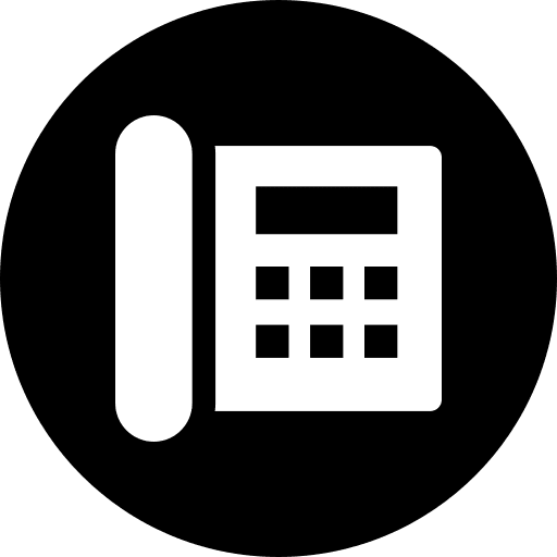 Phone set vintage communications telephone call icon