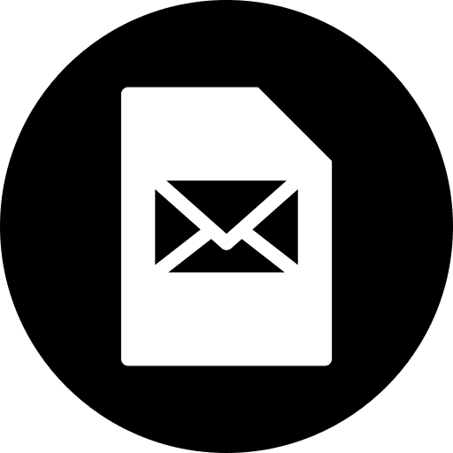 Letter message mail document icon