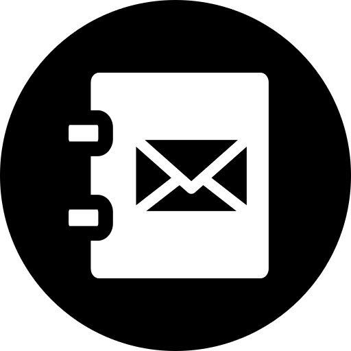 Phone book phone book interface communications icon