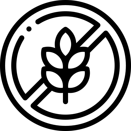 Gluten free wheat forbidden allergen icon