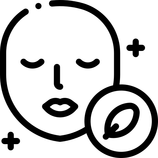 Organic cosmetology beauty feminine icon