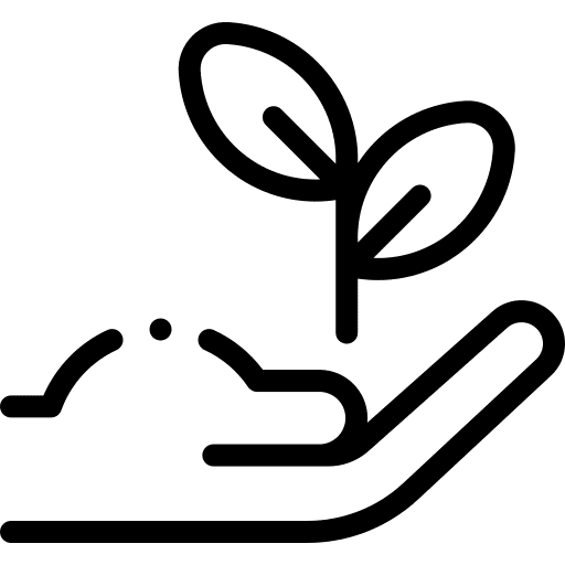 Organic hand organic ecology and environment icon Organic hand organic ecology and environment icon