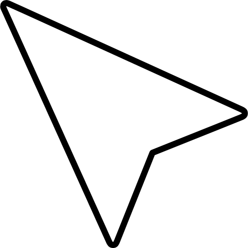 Cursor gps navigation arrows icon