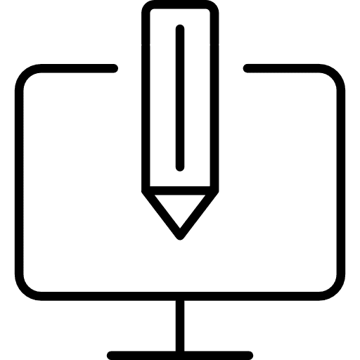 Screen tv monitor television icon