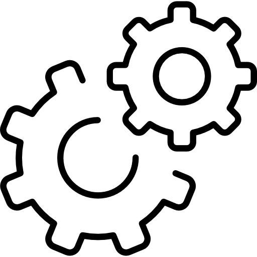 Settings cogwheel tools and utensils settings icon