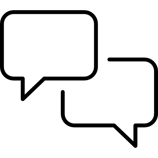 Speech bubbles speech bubble chat communications icon