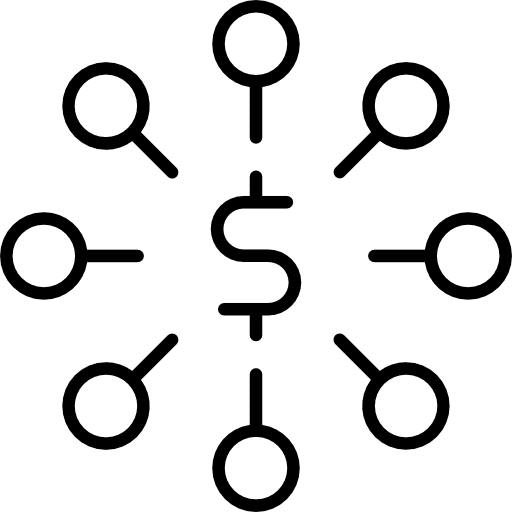 Connection scheme seo and web networking icon