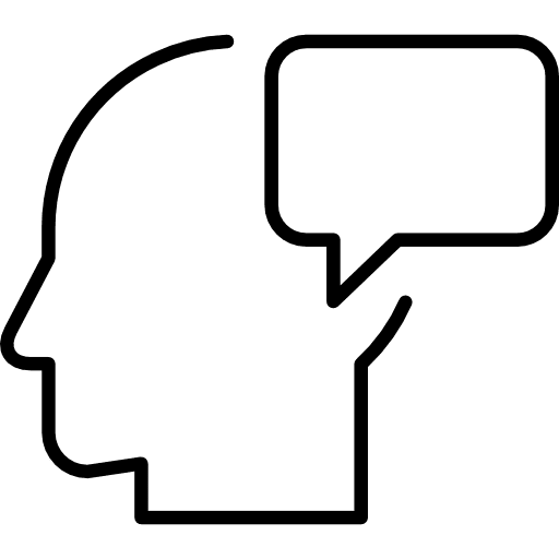 Head social head profile icon