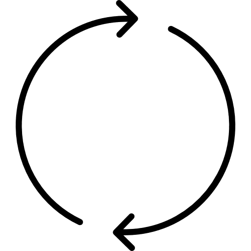 Reload ongoing direction arrows icon