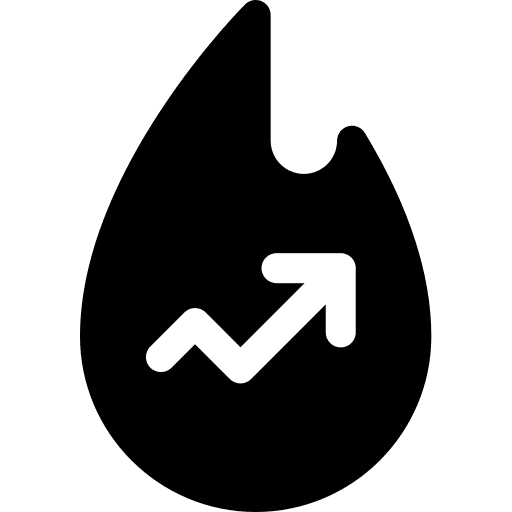 Trending trending metabolism fire icon