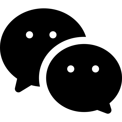 Wechat wechat symbol sketch icon Wechat wechat symbol sketch icon