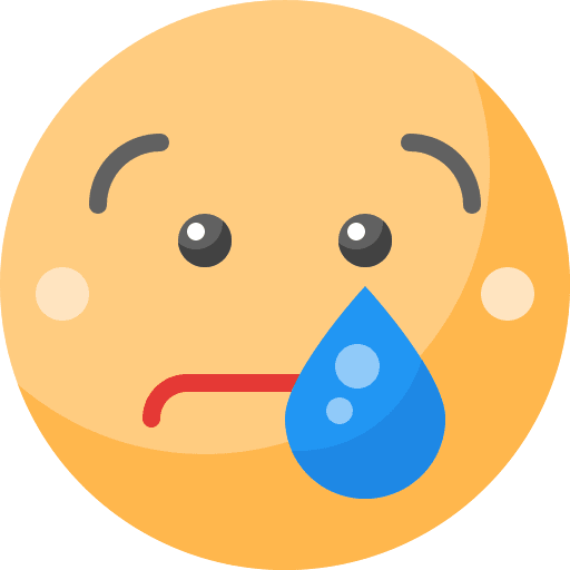Crying smileys crying face icon