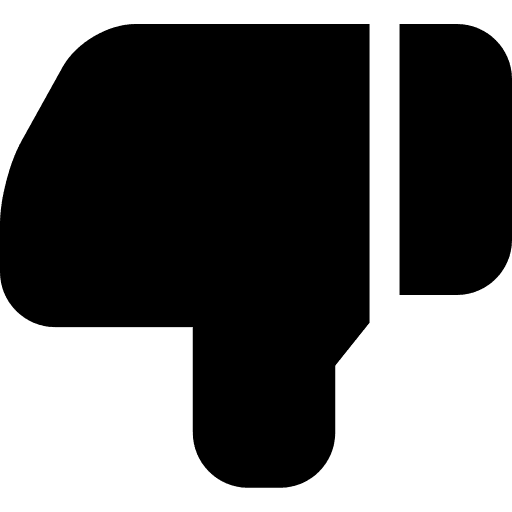 Dislike shapes and symbols gestures disadvantage icon Dislike shapes and symbols gestures disadvantage icon