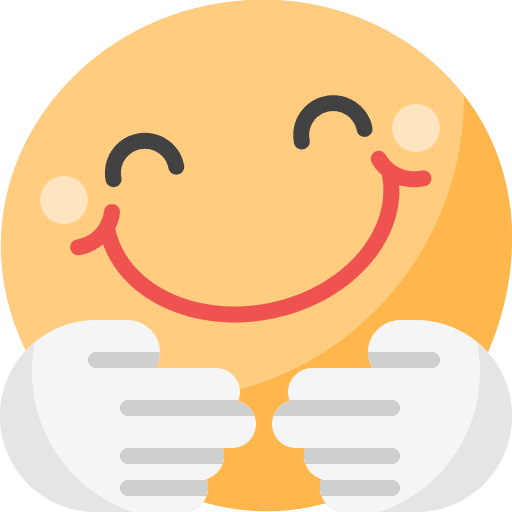 Hug unhappy smileys expressions icon