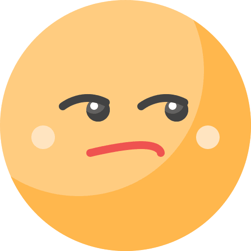 Unamused smiley unamused emoji icon Unamused smiley unamused emoji icon