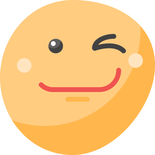 Winking face expressions smileys unhappy icon Winking face expressions smileys unhappy icon