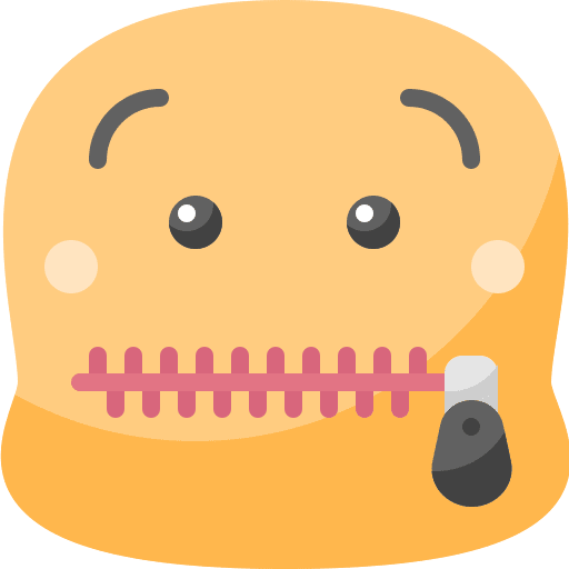 Zipped emoticons smileys expressions icon Zipped emoticons smileys expressions icon