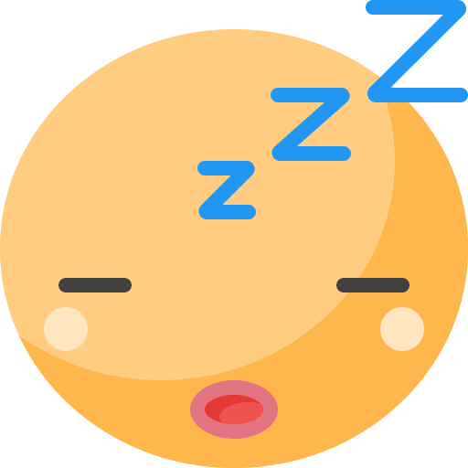 Sleeping emotion smiley emoticons icon Sleeping emotion smiley emoticons icon