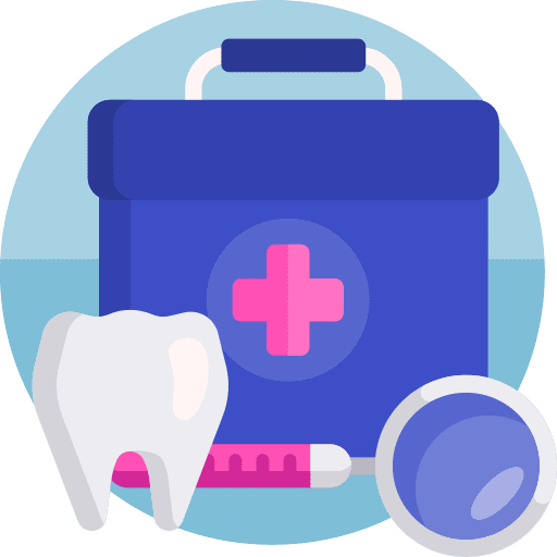 Dental dental care dental aid kit icon Dental dental care dental aid kit icon