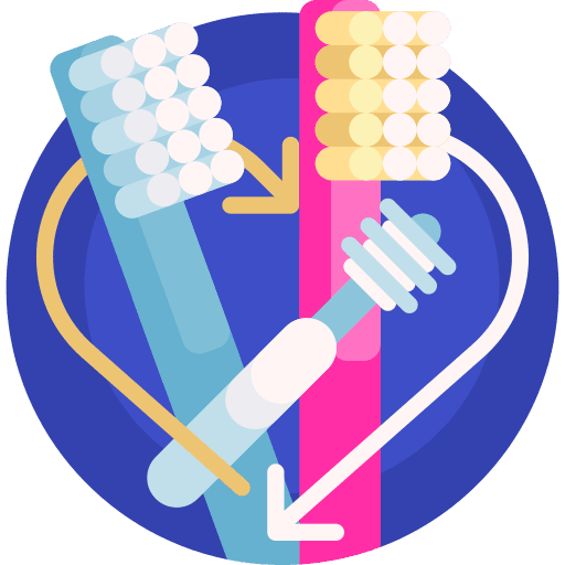 Dental toothbrush dental care healthcare and medical icon Dental toothbrush dental care healthcare and medical icon