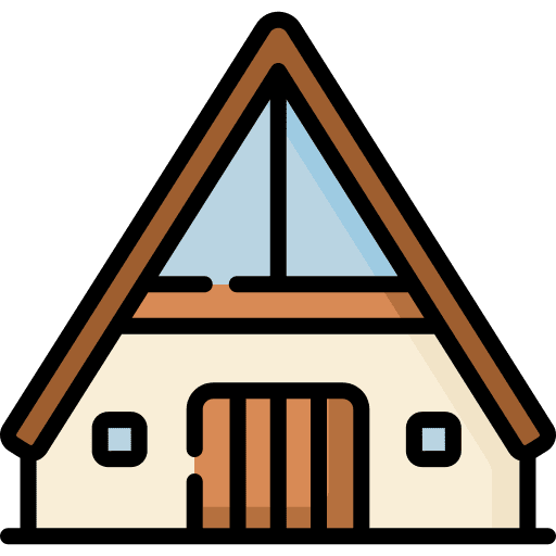 Cabin house lodge cabin icon
