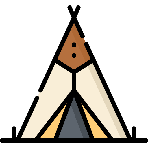 Teepee village native american teepee icon Teepee village native american teepee icon
