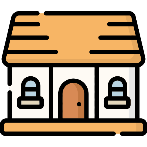Cottage real estate shelter house icon Cottage real estate shelter house icon