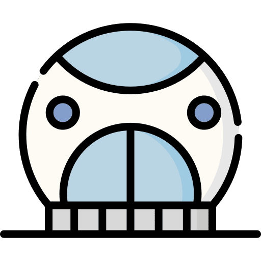 Dome structure building house icon Dome structure building house icon