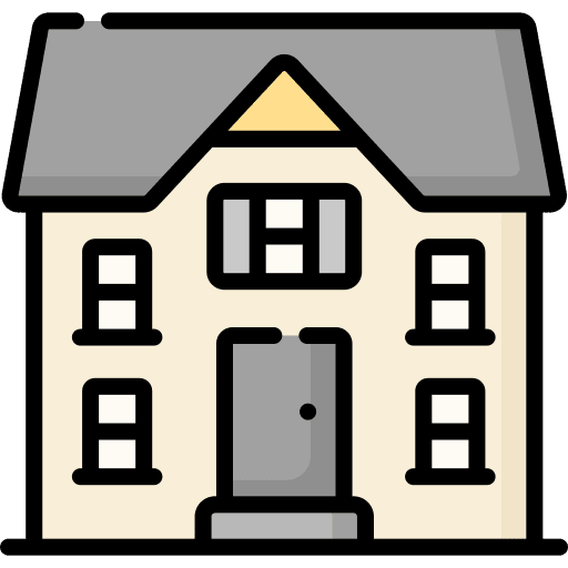 Mansion home property house icon Mansion home property house icon