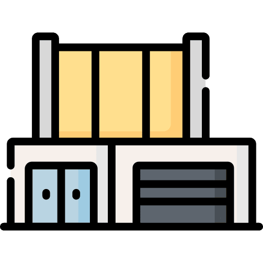 Modern house construction building home icon Modern house construction building home icon