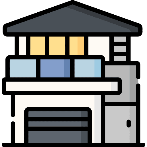 Modern house construction home modern house icon Modern house construction home modern house icon