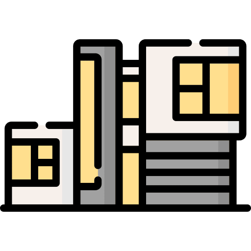 Modern house real estate building home icon Modern house real estate building home icon