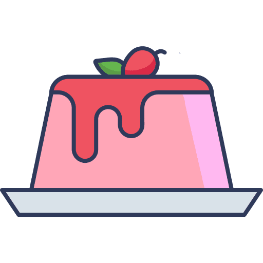 Cake food and restaurant dessert sweet icon