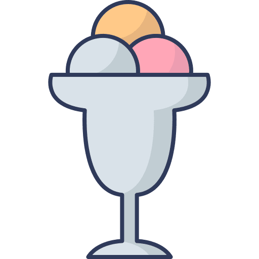 Sundae food food and restaurant flavor icon