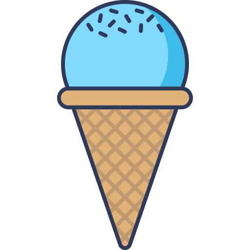 Ice cream food and restaurant food summer icon Ice cream food and restaurant food summer icon