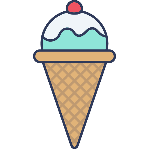 Ice cream sweet dessert food and restaurant icon Ice cream sweet dessert food and restaurant icon