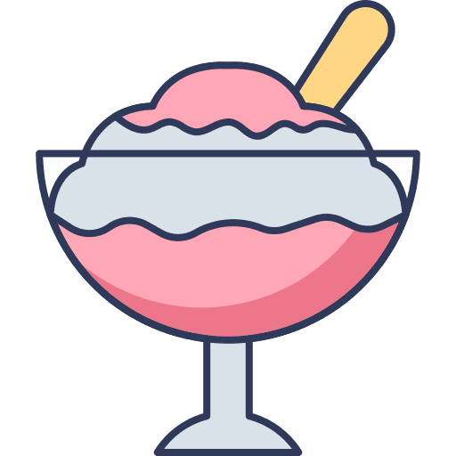 Sundae food and restaurant sundae dessert icon Sundae food and restaurant sundae dessert icon