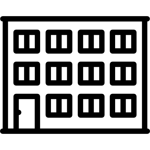 Apartment house flats buildings flat icon Apartment house flats buildings flat icon