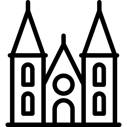 Catholic church christianity christian buildings icon Catholic church christianity christian buildings icon