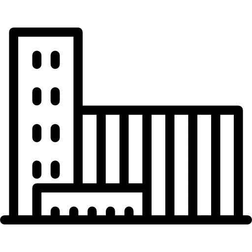 Flat plant house buildings home icon Flat plant house buildings home icon