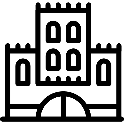 Big castle monument queen monuments icon Big castle monument queen monuments icon