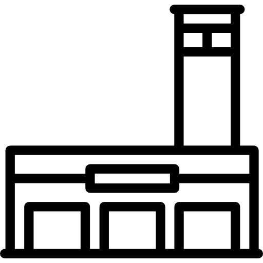 Fire station buildings emergencies firemen icon Fire station buildings emergencies firemen icon