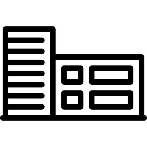 Loft building appartments appartment flat icon Loft building appartments appartment flat icon