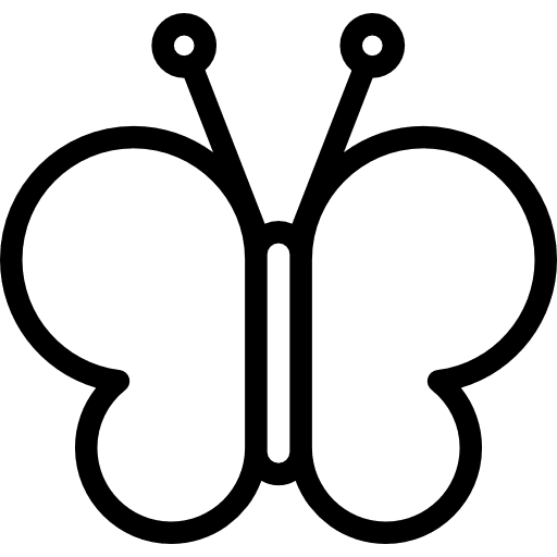 Butterfly with long feelers butterflies beautiful insect icon Butterfly with long feelers butterflies beautiful insect icon