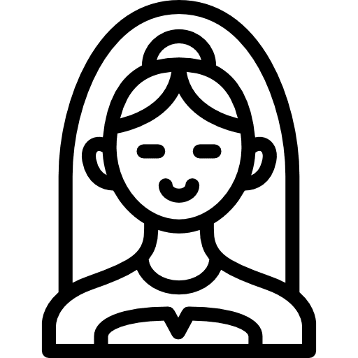 Bride bust love wedding spouse icon Bride bust love wedding spouse icon